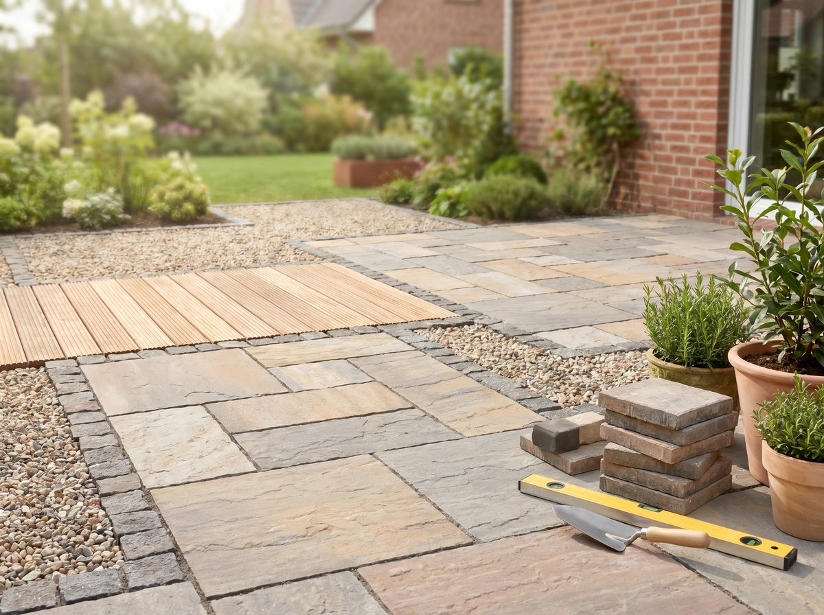 Terrasse pflastern Ideen: Materialien & Tipps